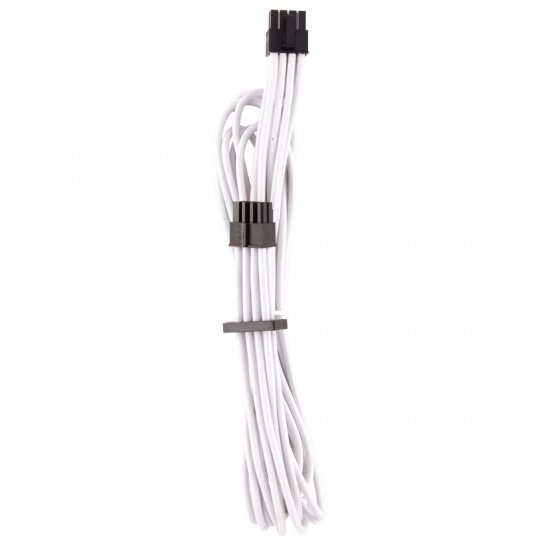 2FT Corsair 8 Pin 4+4 EPS12V To 4-pin ATX12V Internal Power Cable - White Image