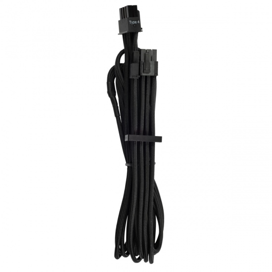 2FT Corsair PCI-E 6+2 Pin To PCI-E 8 Pin Internal Power Cable - Black Image