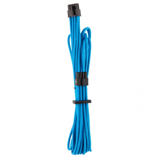 1FT Corsair Sleeved SATA 6Gbps Cable - Blue Image