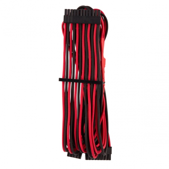 Corsair Premium Individually Sleeved PSU Cables Pro Kit Type 4 Gen 4 Internal Power Cable - Black, Red Image