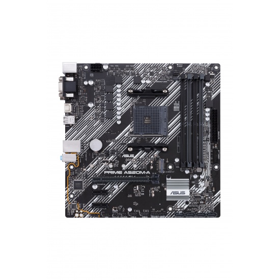 Asus Prime AMD A520 AM4 Micro ATX DDR4-SDRAM Motherboard Image