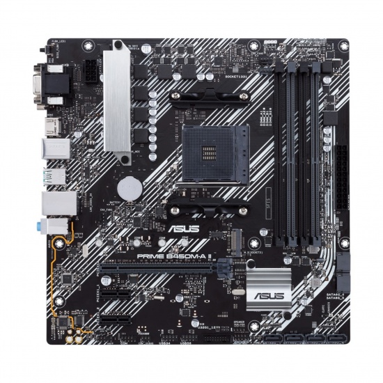 Asus Prime AMD B450 AM4 Micro ATX DDR4-SDRAM Motherboard Image