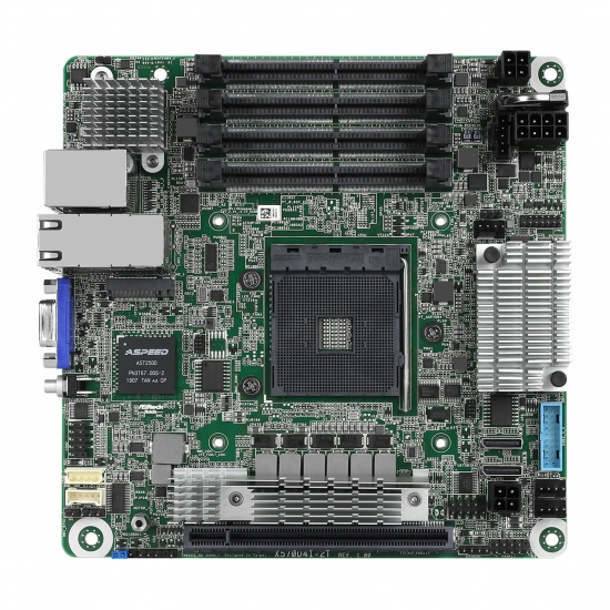 Asrock AMD X570 Socket AM4 Mini ITX DDR4-SDRAM Motherboard Image