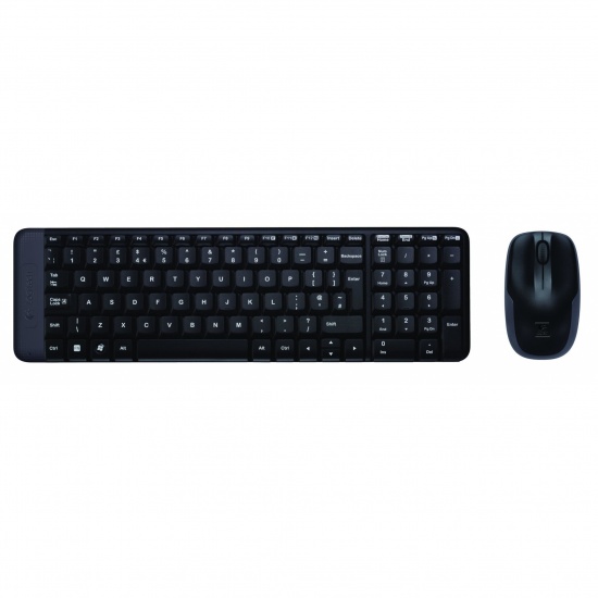 Logitech MK220 RF Wireless Black Keyboard - Russian Layout Image