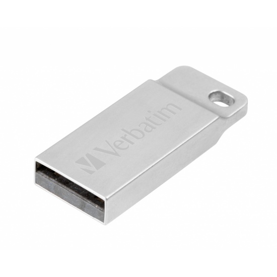 32GB Verbatim Stick Store N Go Metal Executive USB2.0 Flash Drive - Silver Image