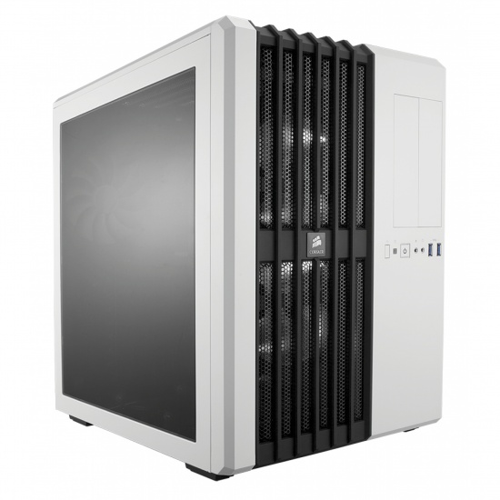 Corsair Carbide Air 540 Arctic ATX Cube Computer Case - Black, White Image