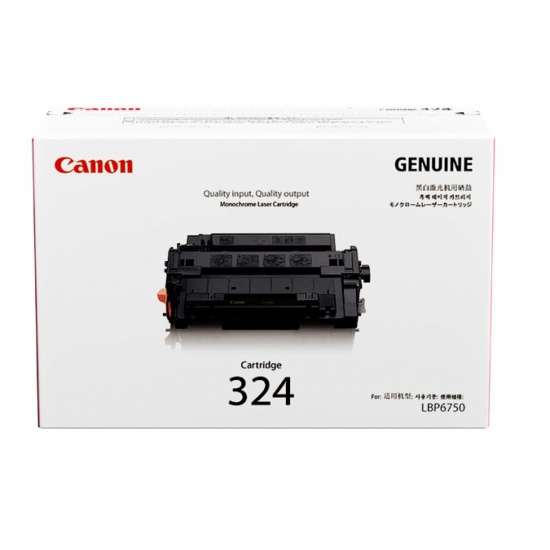 Canon 324 Original Toner Cartridge - Black Image