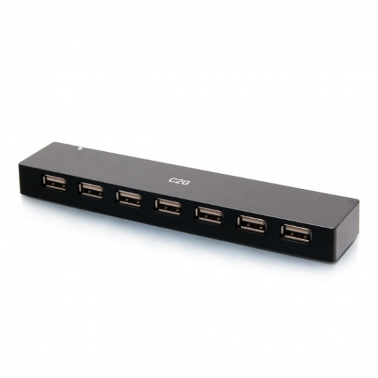 C2G 7-Port USB Type A Hub with 3A Power Supply Image