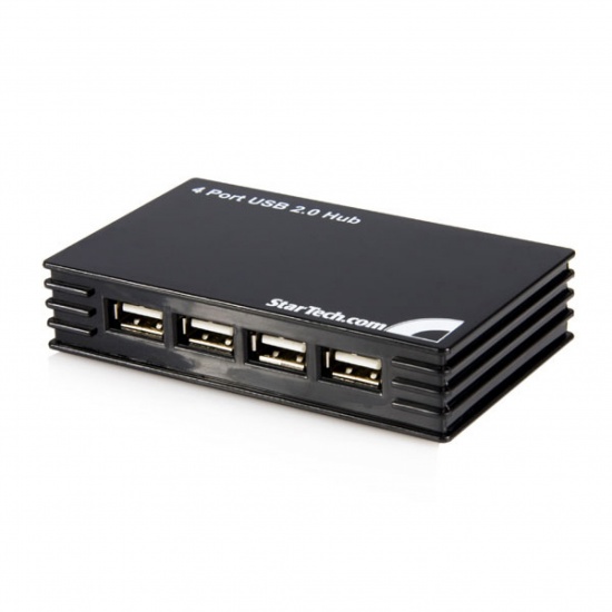 StarTech 4-Port USB2.0 Hub - Black Image