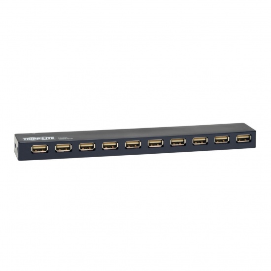 Tripp Lite 10-Port USB2.0 Mobile Hi Speed Hub - Black Image