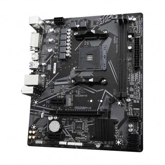 Gigabyte AMD B520 Ultra Durable AM4 Micro ATX DDR4 Motherboard Image