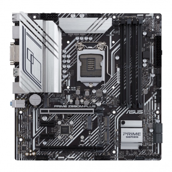 Asus Prime Z590M-PLUS Intel LGA 1200 Micro ATX DDR4 Motherboard Image