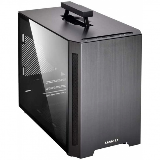 Lian Li TU150 Tempered Glass Mini ITX Computer Case - Black Image Lian Li TU150 Tempered Glass Mini ITX Computer Case - Black Image