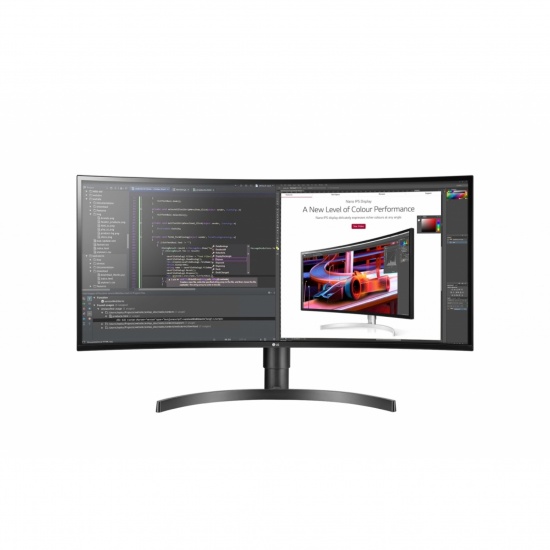 LG 34 Inch 3440 x 1440 Pixels Ultra Wide Quad HD Computer Monitor - Black Image