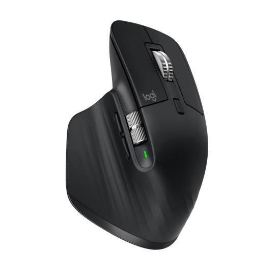 Logitech MX Master 3 Advanced Right-hand RF Wireless Bluetooth Laser Mouse - Black Image