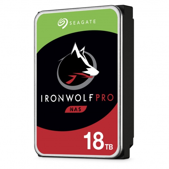 18TB Seagate Ironwolf Pro 3.5 Inch SATA 6Gb/s 7200RPM 256MB Cache Internal Hard Drive Image
