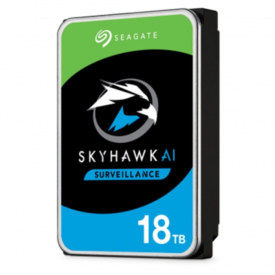 18TB Seagate Skyhawk 3.5 Inch SATA III 6Gb/s 7200RPM 256MB Cache Internal Hard Drive Image