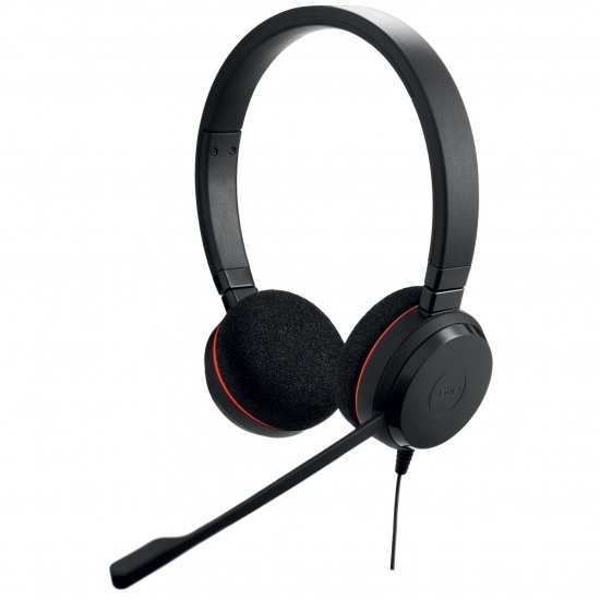 Jabra Evolve 20 MS Stereo On Ear Professional Headset Image