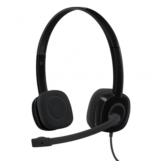 Logitech H150 Stereo Wired Professional Headset - Black Image