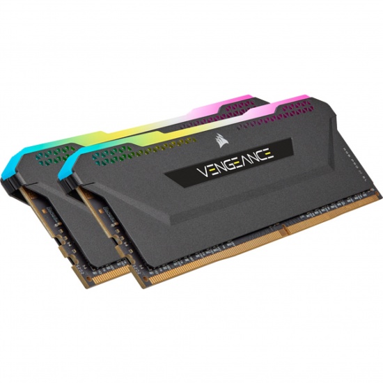 16GB Corsair Vengeance RGB Pro DDR4 3200MHz CL16 Dual Channel Kit (2x16GB) - Black Image