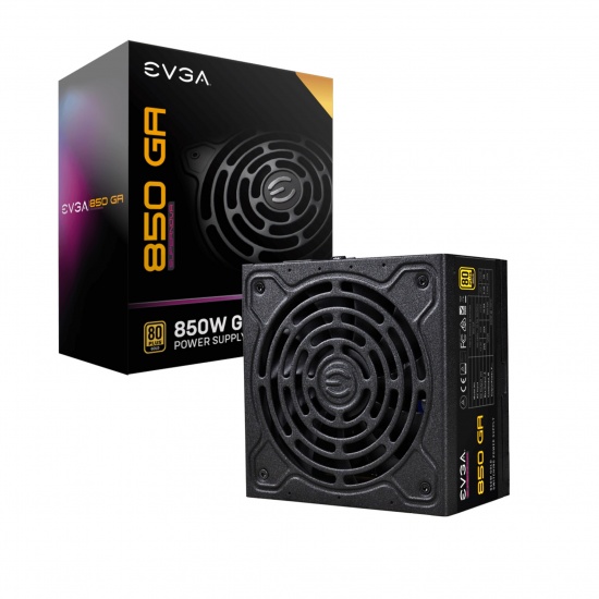 EVGA SuperNOVA 850 GA 850W ATX Fully Modular Power Supply - Black Image