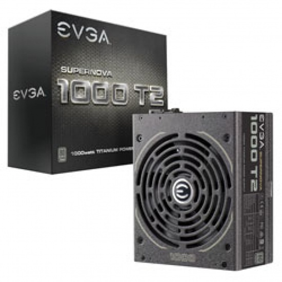 EVGA SuperNOVA 1000 T2 1000W ATX Fully Modular Power Supply - Black Image