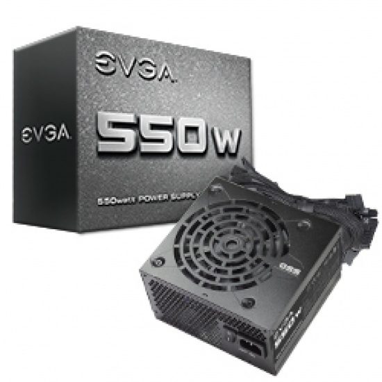EVGA 550W ATX Fully Modular Power Supply - Black Image