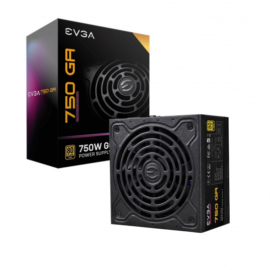EVGA SuperNOVA 5750 GA 750W ATX Fully Modular Power Supply - Black Image