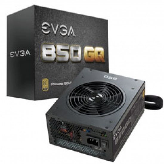 EVGA 850 GQ 850W ATX Fully Modular Power Supply - Black Image