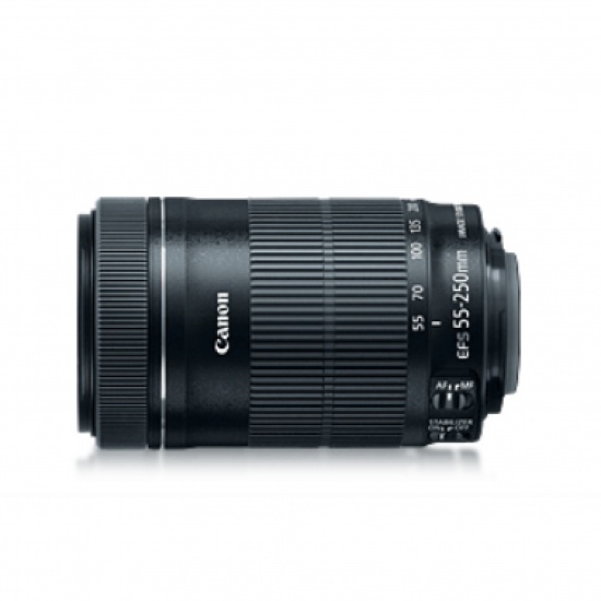 Canon EF-S 55-250mm SLR Telephoto Lens - Black Image