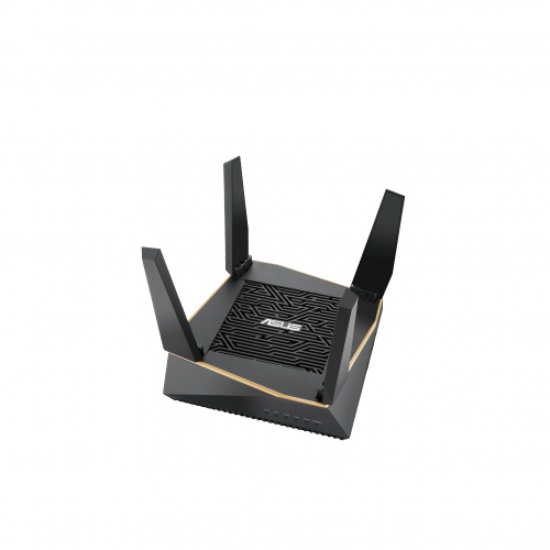 ASUS RT-AX92U Gigabit Ethernet Tri-band Wireless Router - Black, Gold Image