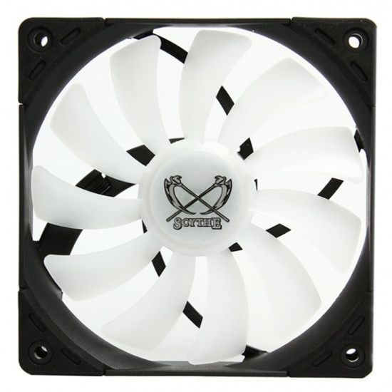Scythe 120mm Universal Computer Case Fan - Black, White Image