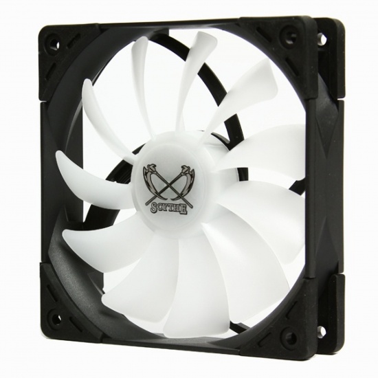 Scythe 120MM Computer Case Fan - Black, White Image