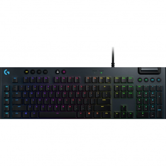 Logitech G G815 GL Tactile Lightspeed RGB Mechanical Gaming Keyboard - US English Layout - Carbon Image