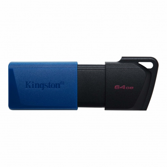 64GB Kingston Data Traveler Exodia M USB Type A Flash Drive - Black, Blue Image