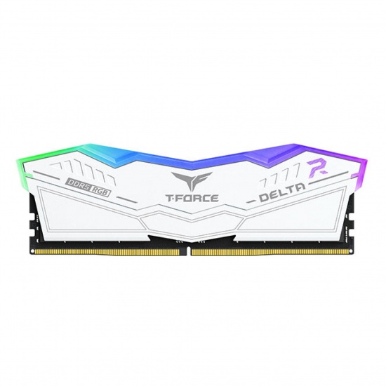 32GB Team Group Delta RGB DDR5 6200MHz Dual Memory Kit (2 x 16GB) - White Image