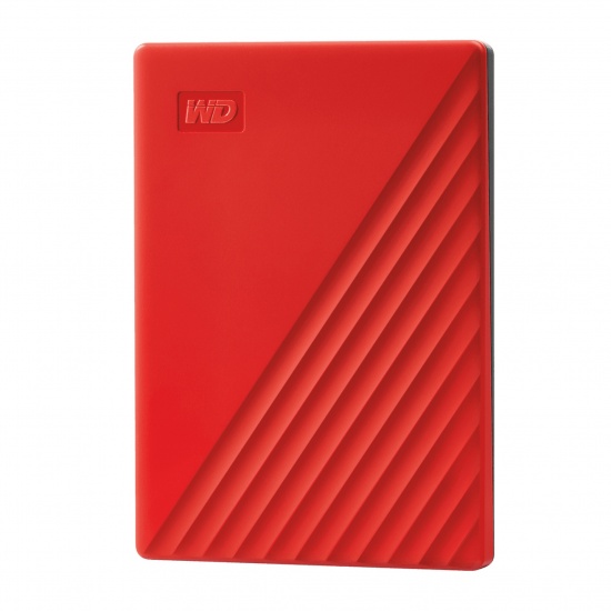 4TB Western Digital My Passport USB3.0 External Hard Drive - Red Image
