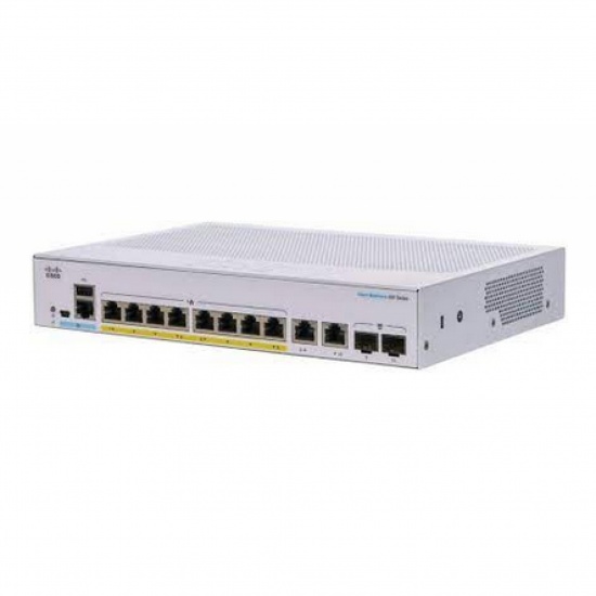 Cisco CBS250 Managed L3 Gigabit Ethernet (10/100/1000) 1U Switch - Black, Grey Image