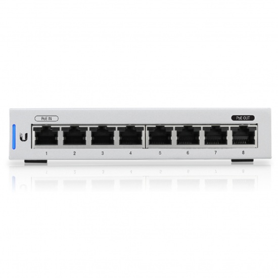 Ubiquiti 8 Port Networks Managed L2 Gigabit Ethernet (10/100/1000) Switch - Grey Image