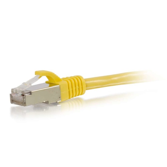 7FT C2G RJ-45 Male To RJ-45 Male Cat6 Snagless Ethernet Patch Cable - Yellow  Image