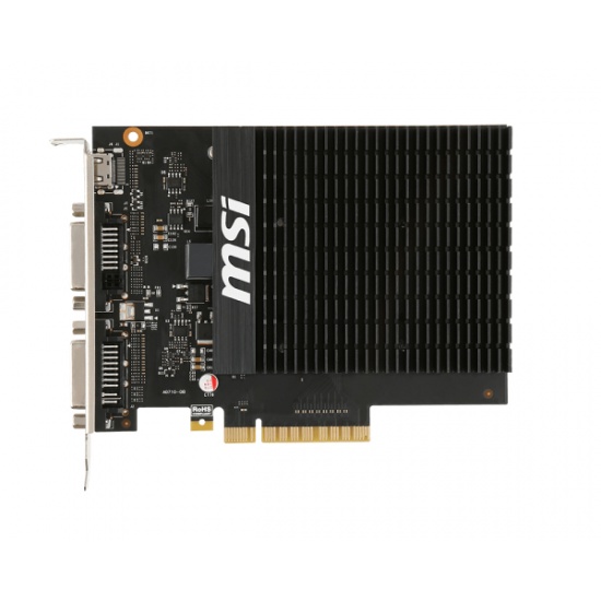 MSI GT 710 2GD3H H2D GeForce 2GB GDDR3 Graphic Card Image