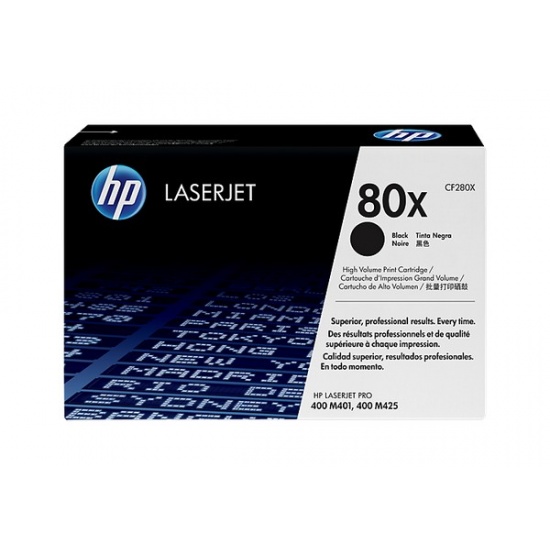 HP 80X High Yield Black Original LaserJet Toner Cartridge Image