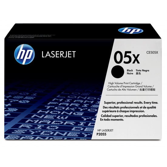 HP LaserJet Toner Cartridge CE505X Black - 6500 Page Yield Image