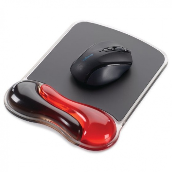 Kensington Duo Gel Mouse Pad K62402AM Black,Red Image