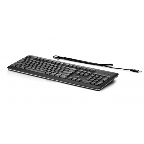 HP USB Keyboard for PC - QY776AT#ABU Black - UK Layout Image