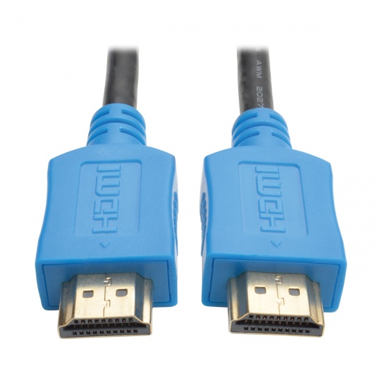 Tripp Lite High-Speed Audio Video HDMI Male to HDMI Male Cable 10FT - Black, Blue Image