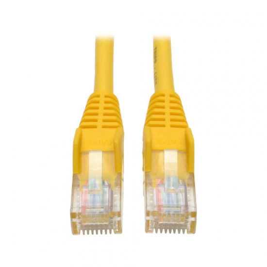 Tripp Lite Cat5e 50ft Snagless Molded Patch Cable - Yellow Image