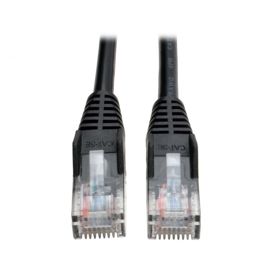 Tripp Lite Cat5e 7ft Snagless Molded Patch Cable - Black Image