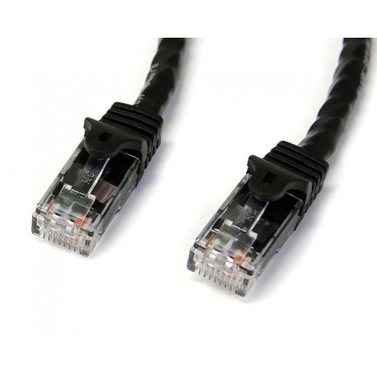 StarTech Cat6 1ft Snagless Unshielded Patch Cable - Black Image