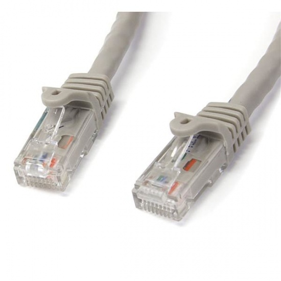 StarTech Cat6 6ft Snagless Patch Ethernet Cable - Gray Image